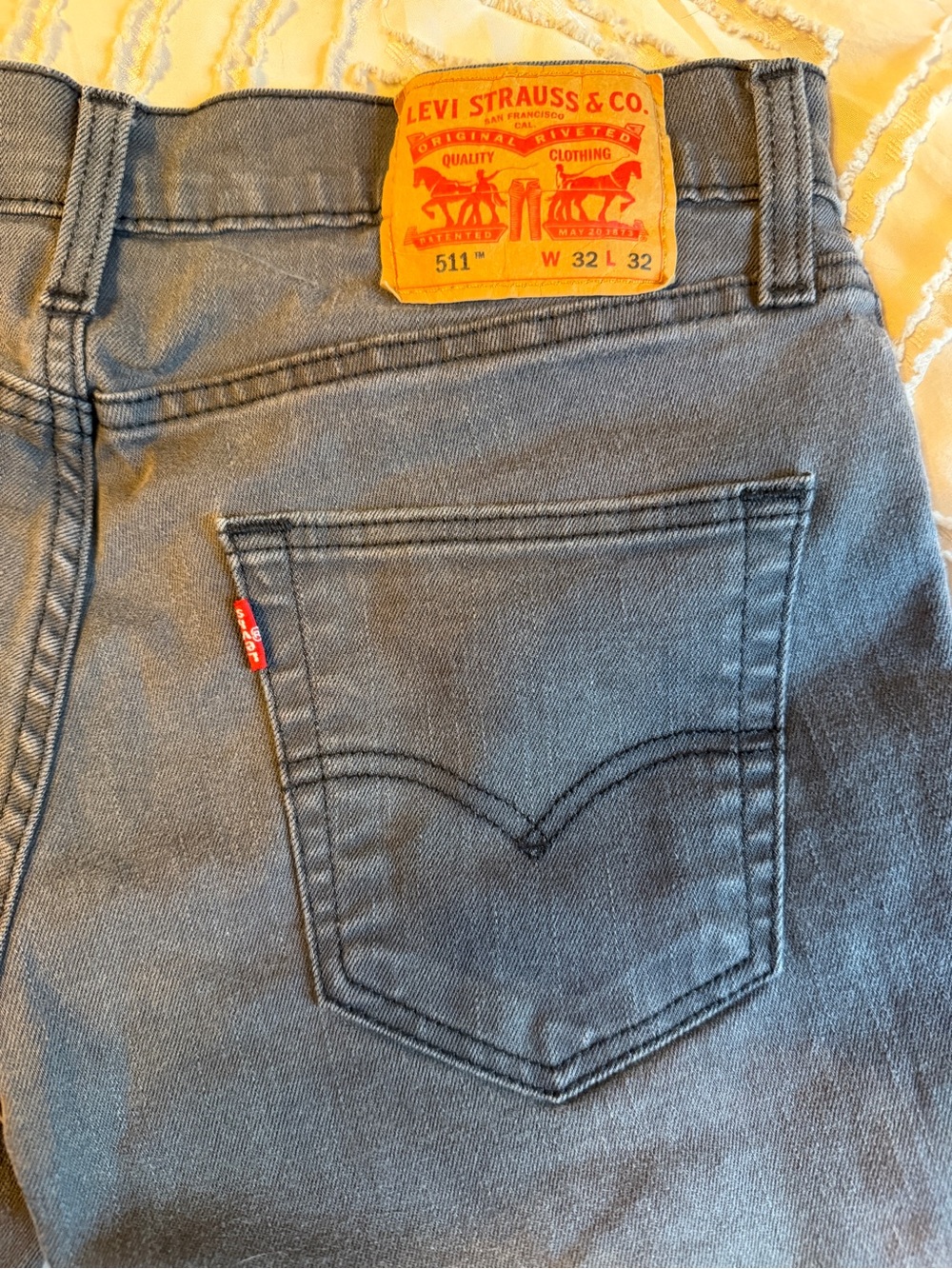 Levi’s 511 Skinny Jeans - Dark Grey - 32 x 32